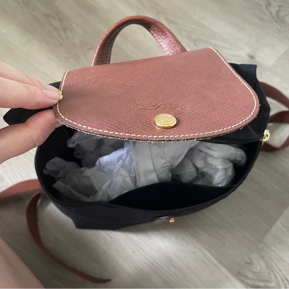 Longchamp le pliage women’s backpack black - Picture 4 of 6